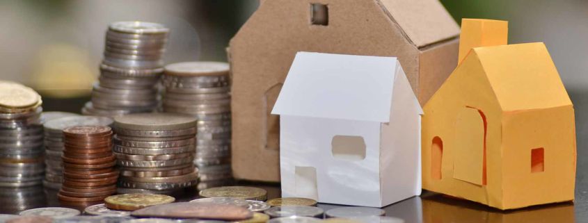 Photo penger, papp hus, skatt